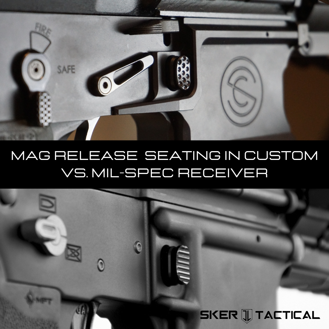 Delta Dimpled AR-15 Mag Release