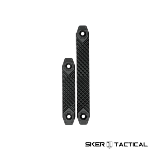 Knurled M-LOK Rail Covers in 3 Slot Long and 2 Slot Short Version