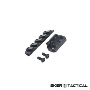 45° Adjustable Offset M-LOK Rail Mount Disassembled