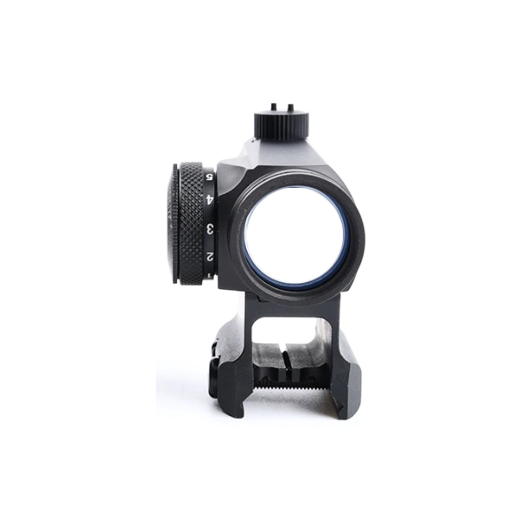 Riser Mount for T1/T2 Optics with Red Dot Mounted
