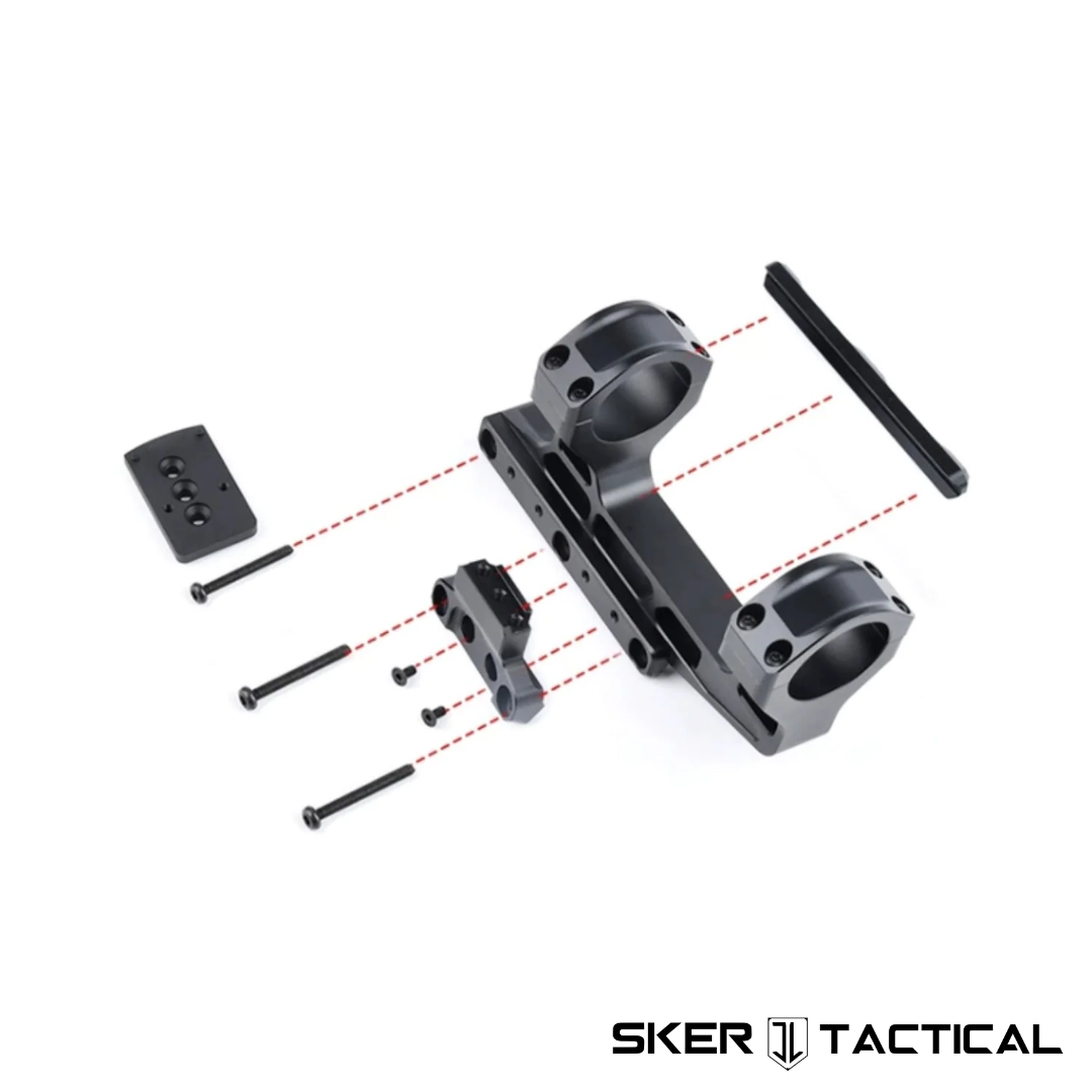 Alpha Series MOD O Offset Sight Mount Installation Diagram