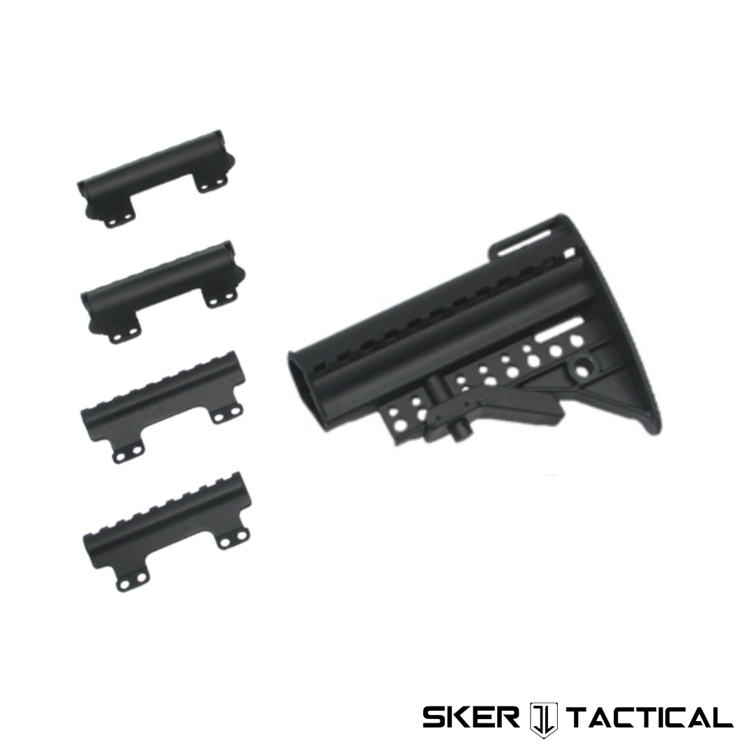 MOD 3 AR-15 Stock Disassembled