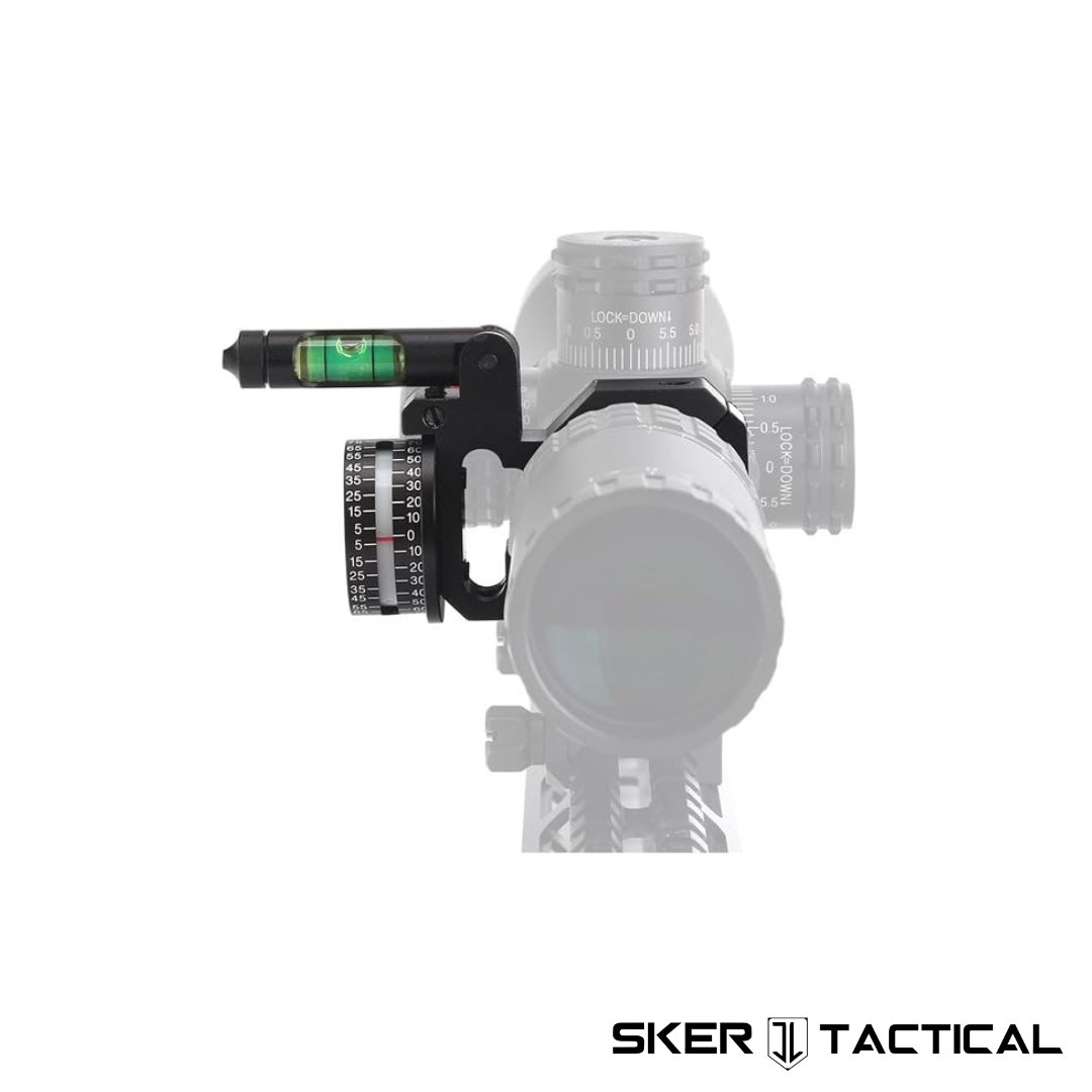 Bubble Angle Level mounted on Rifle Scope