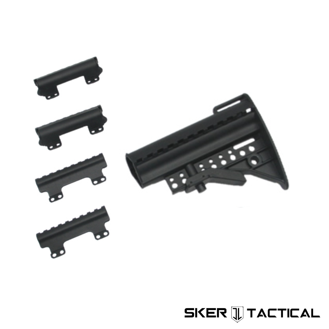 MOD 4 AR-15 Stock Disassembled