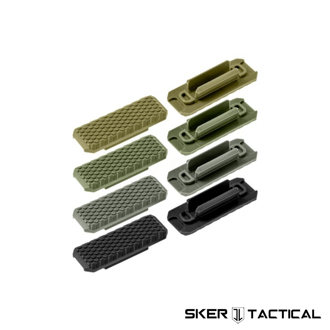 Black, Gray, Green, Tan Dots M-LOK Snap Ins