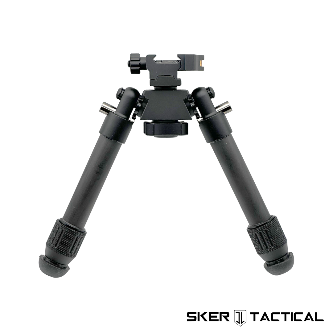 Alpha Carbon Fiber Bipod Front Angle