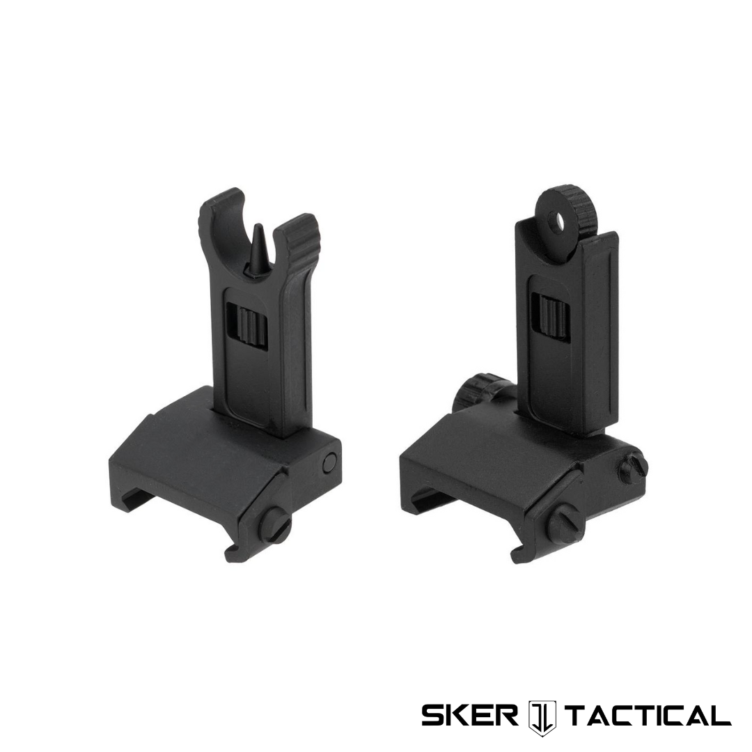 MOD 1 Flip Up Iron Sight Set in Up Position