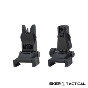 MOD 2 Flip Up Iron Sight Set in Up Position