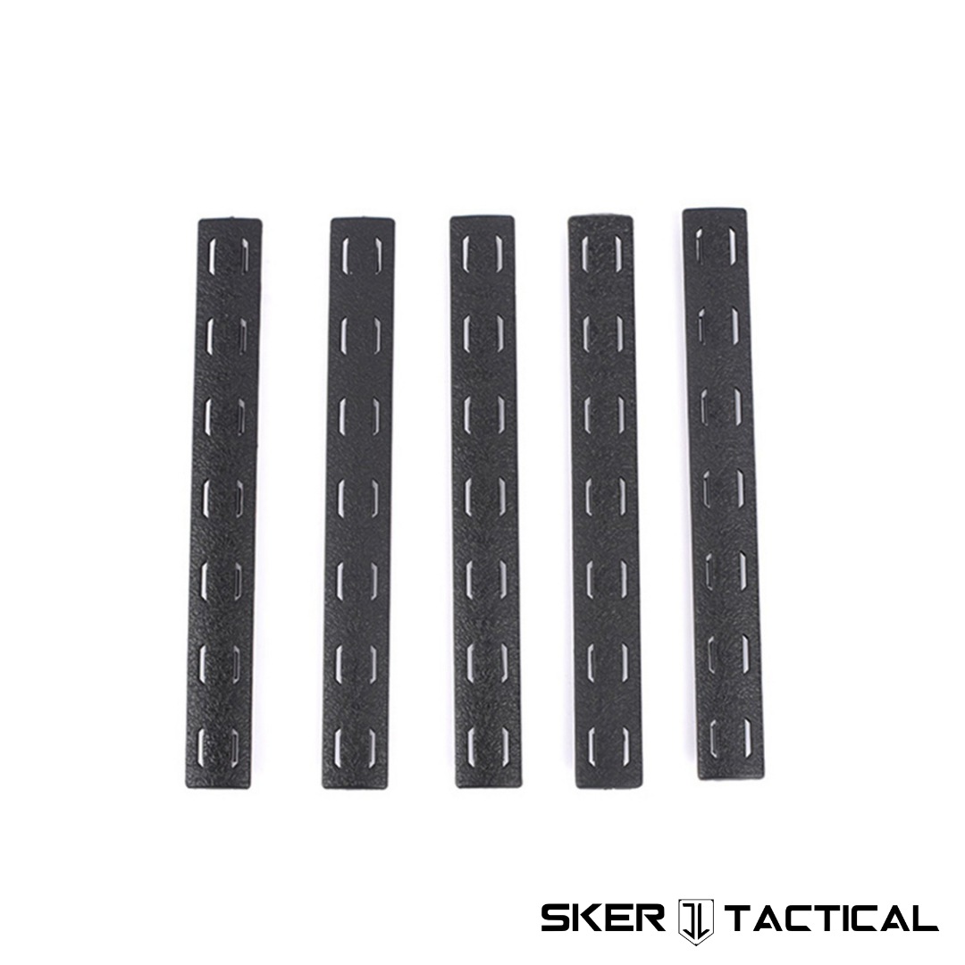 Black Snap-In M-LOK Rail Cover Kit