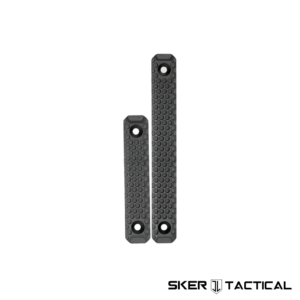 Dimpled M-LOK Rail Covers in 3 Slot Long and 2 Slot Short Version