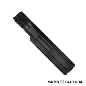 Faceted AR-15 Buffer Tube Side Angle