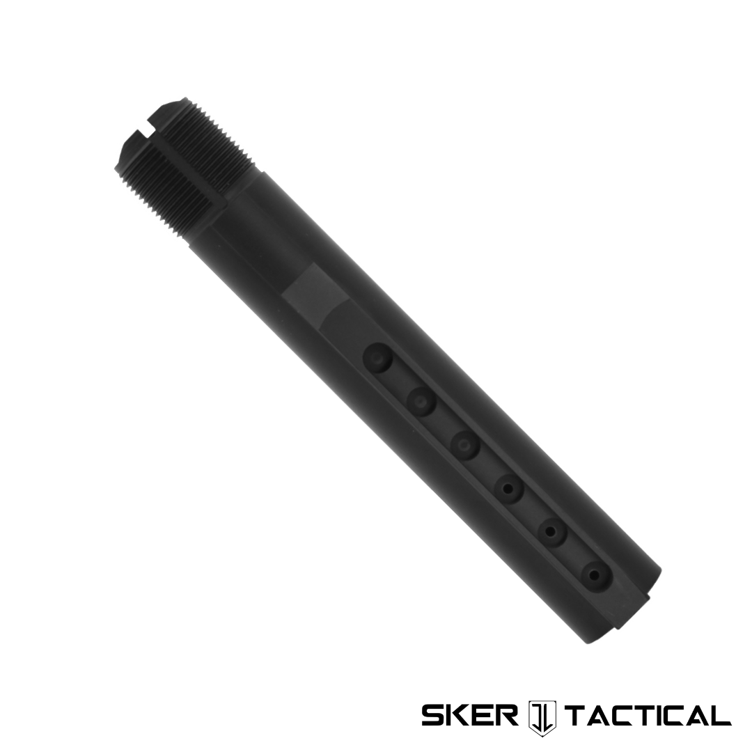 Mil-Spec Enhanced AR-15 Buffer Tube Underside