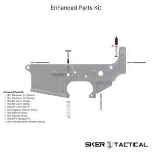 Enhanced AR-15 Lower Parts Kit