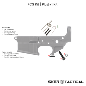 Mil-Spec AR-15 Fire Control Group Parts Kit and Plus Kit