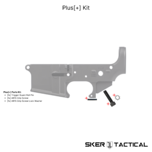 Mil-Spec AR-15 Plus Kit Grip Screw, Washer, and Roll Pin