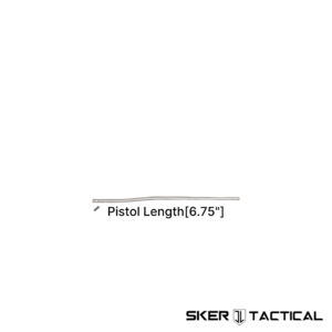 Pistol Length Stainless Steel Gas Tube