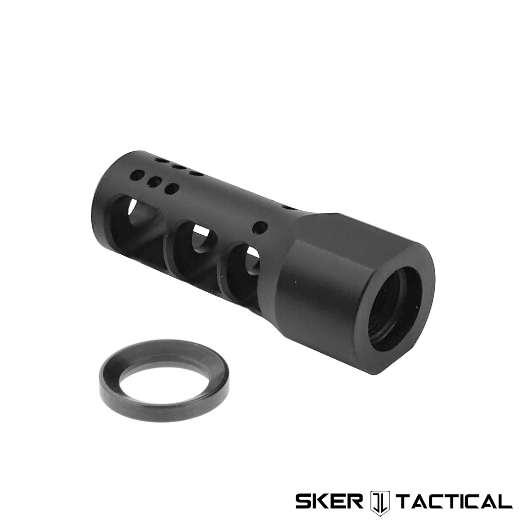 MOD 2 Triple Port 5 56 Muzzle Brake SKER Tactical MOD 2 Triple Port 5 56 Muzzle Brake SKER Tactical
