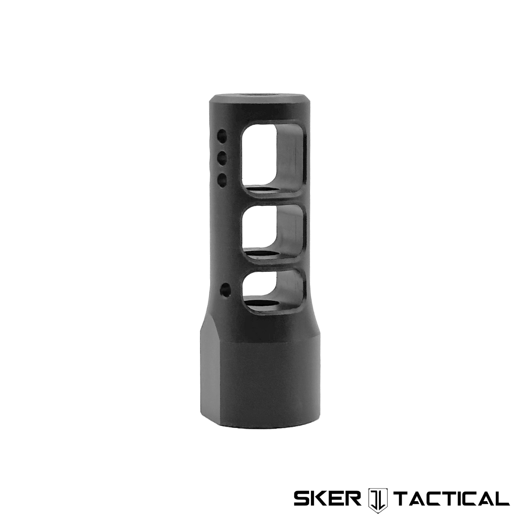 MOD 2 Triple Port 5 56 Muzzle Brake SKER Tactical MOD 2 Triple Port 5 56 Muzzle Brake SKER Tactical