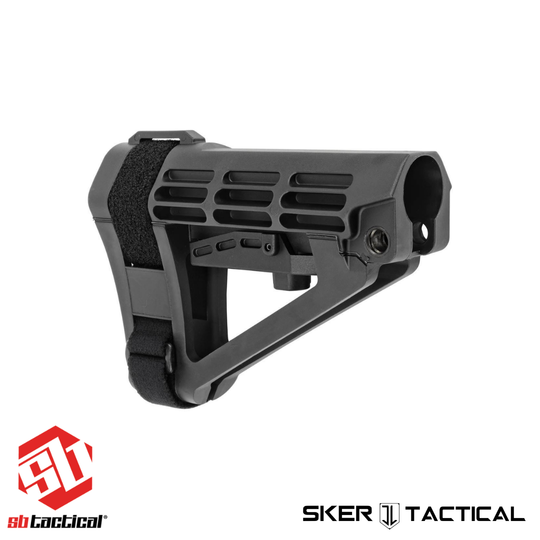 SB Tactical SBA4 Pistol Stabilizing Brace Front Angle