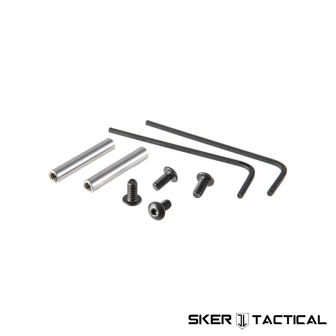 Anti-Walk AR-15 Trigger Pins disassembled with all parts