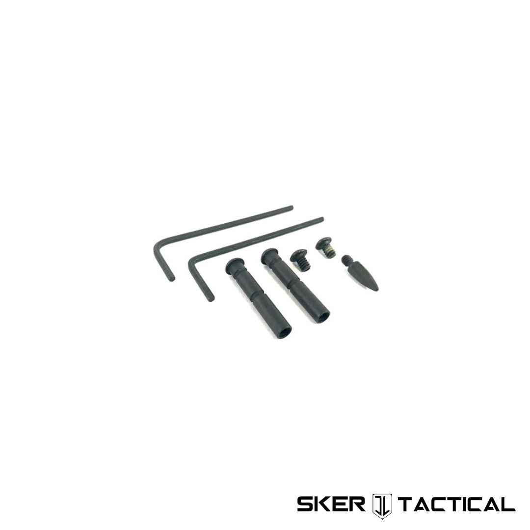 Black Anti-Walk AR-15 Trigger Pins with Install Tools