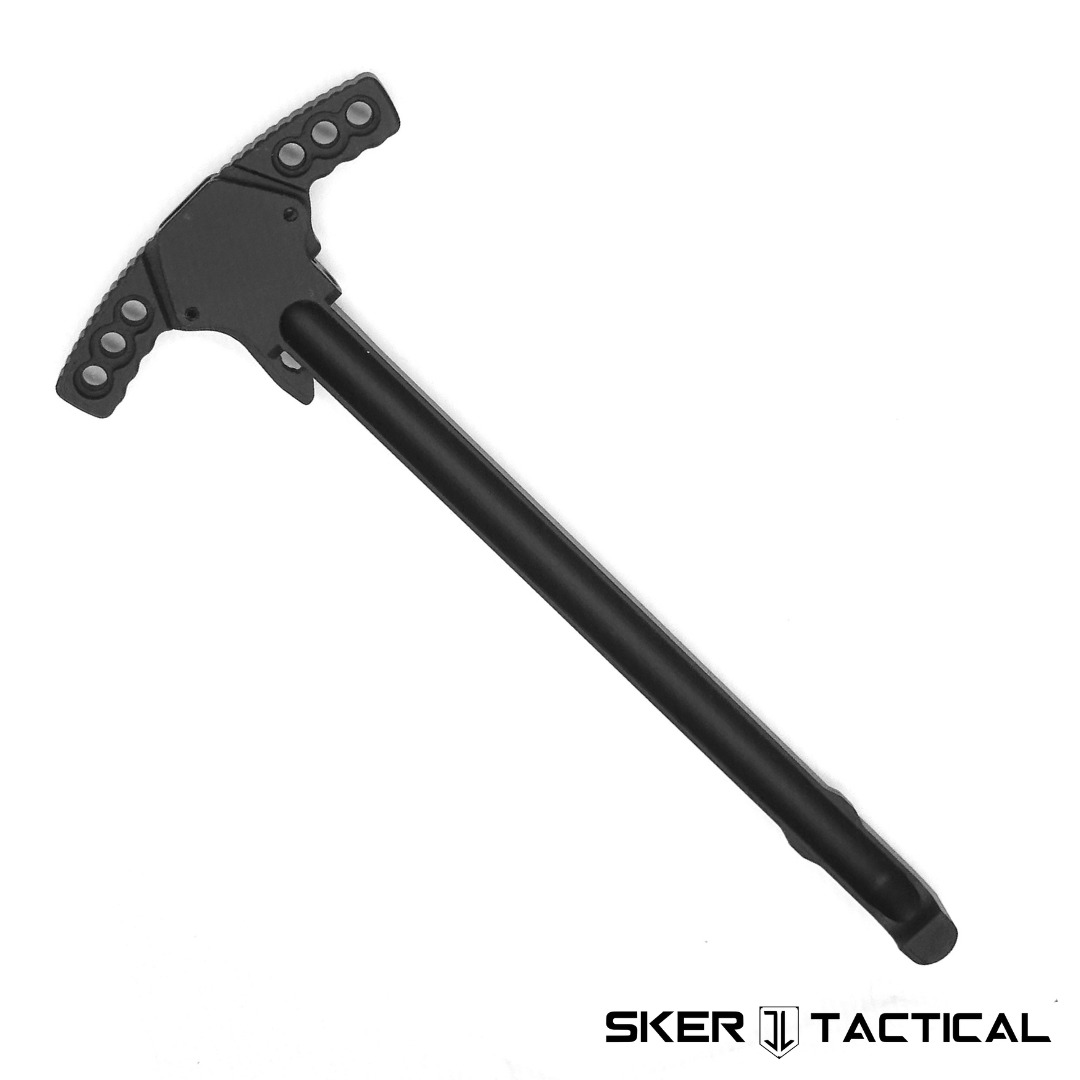 Ported Ambidextrous AR-15 Charging Handle Underside