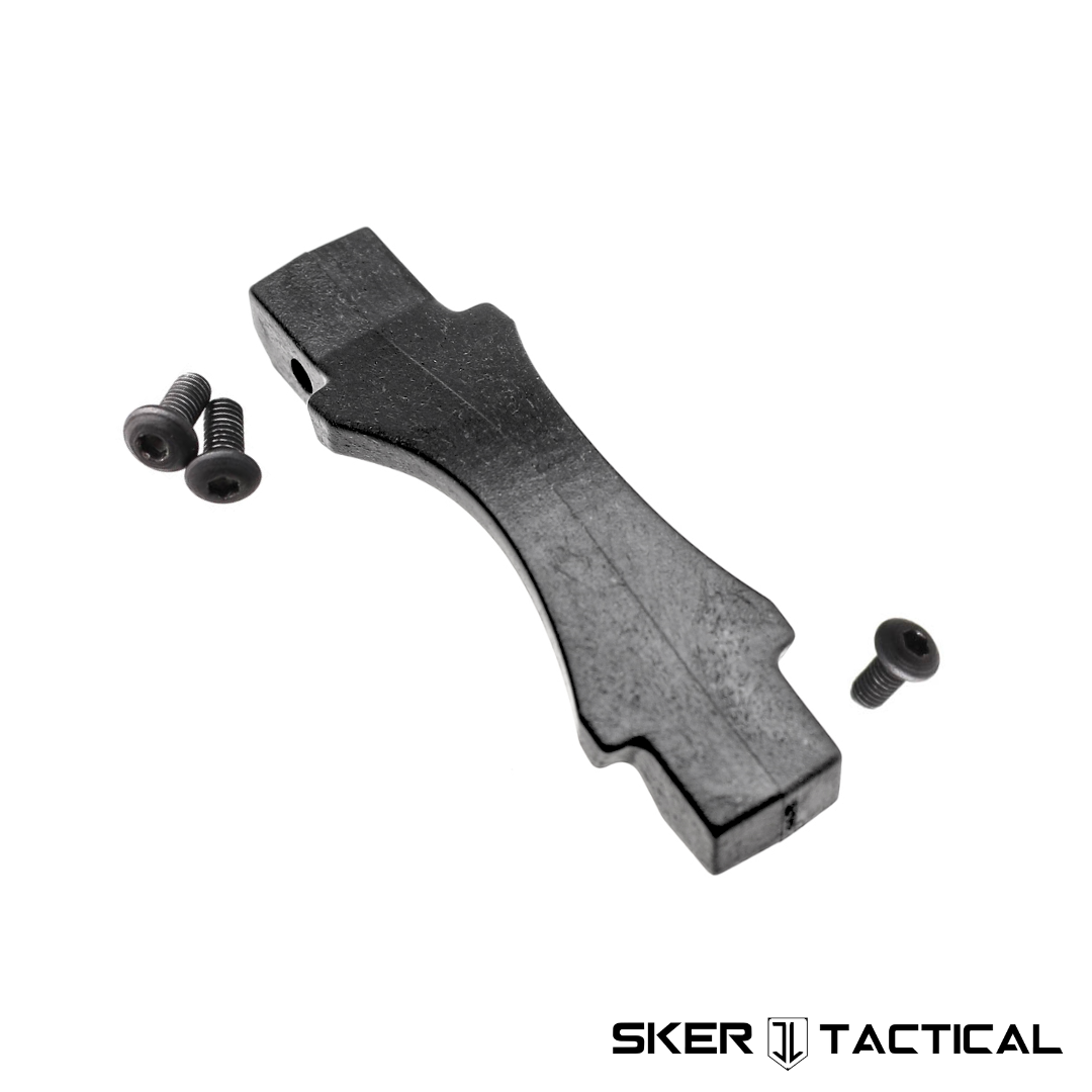 Black Slim AR-15 Polymer Trigger Guard with Screws