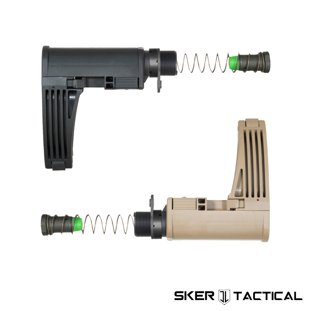 Black and Tan Gear Head Works Tailhook Mod 2C Pistol Brace Kit